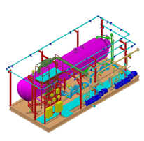 Closed Drain Veseel Skid